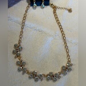 Elegant Gold Necklace and Earring Set NWT